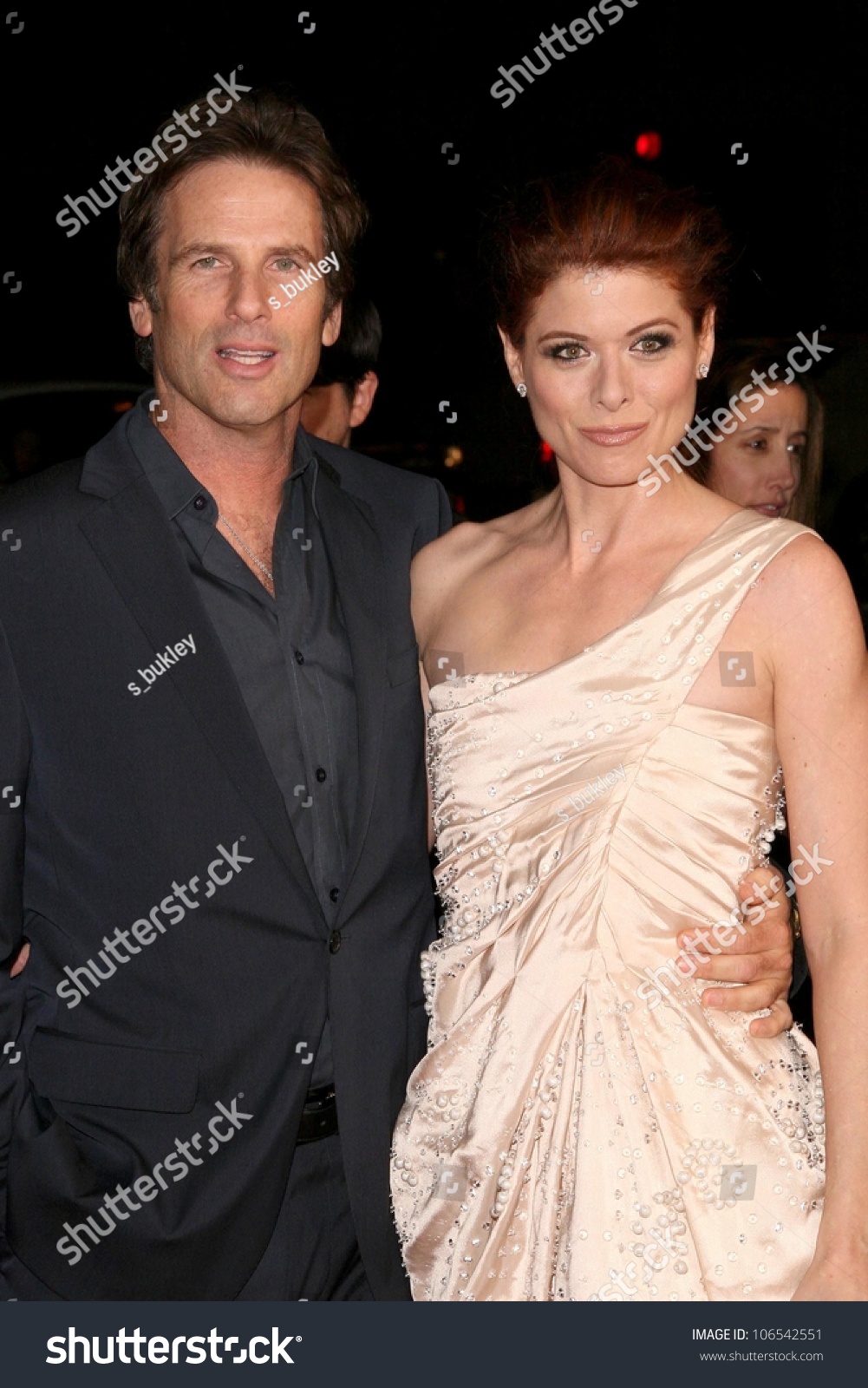 Hart Bochner And Debra Messing At The Los Angeles Premiere Of 'Nothing ...