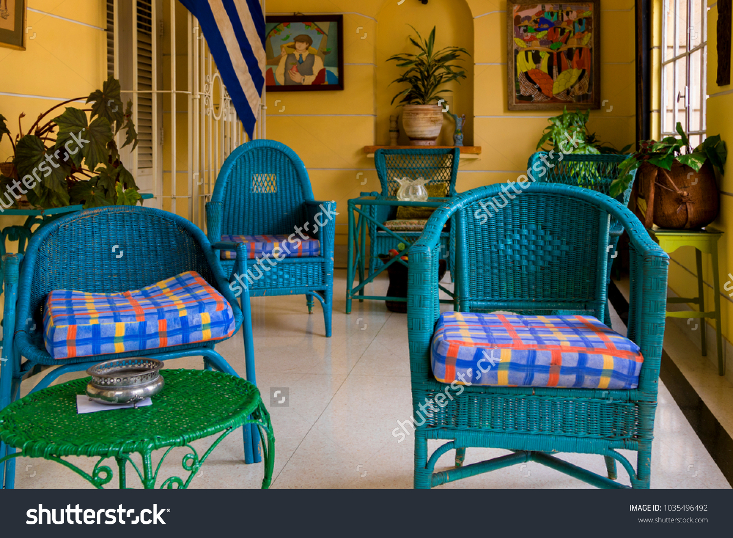 Havana Cuba Feb 10 2018 Interior Stock Photo Edit Now 1035496492