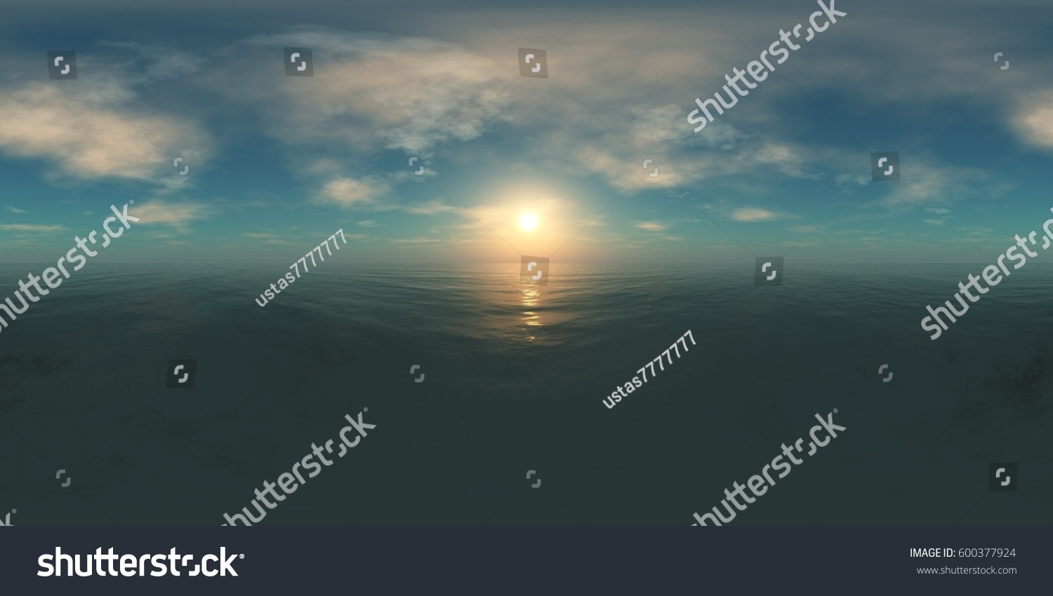 Ilustrasi Stok Hdri Environment Map Round Panorama Spherical 600377924 ...