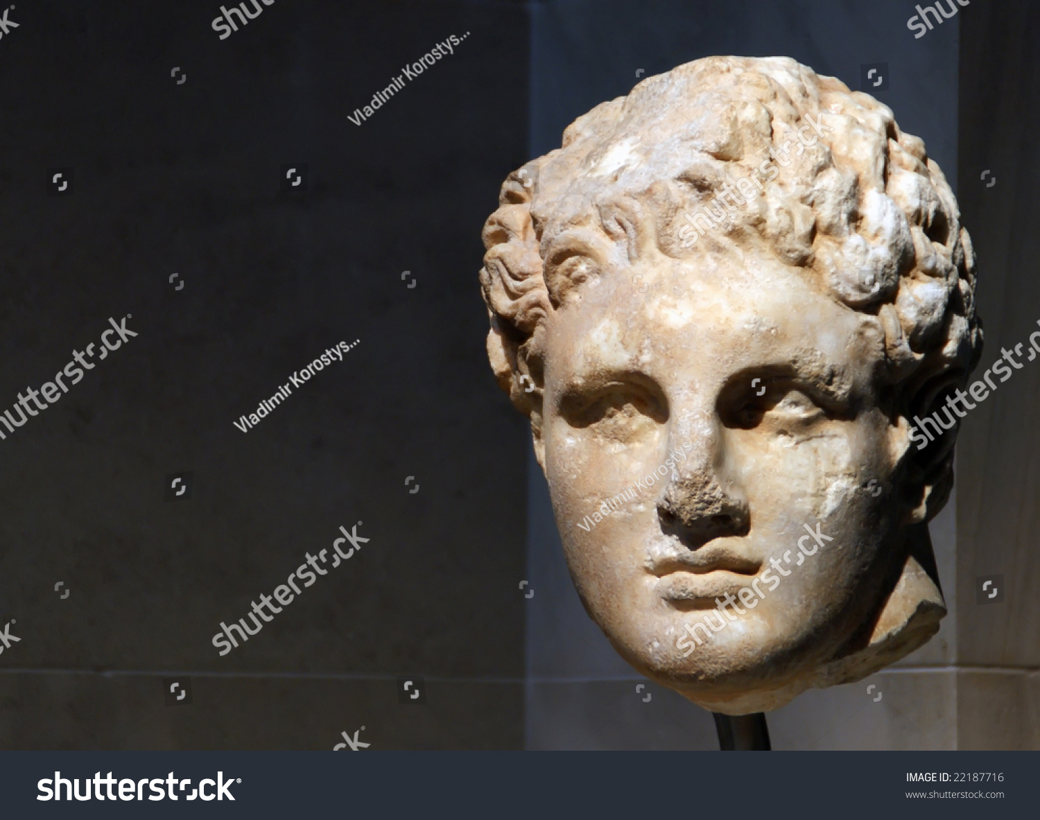 Head Ancient Greek Statue Stock Photo 22187716 | Shutterstock