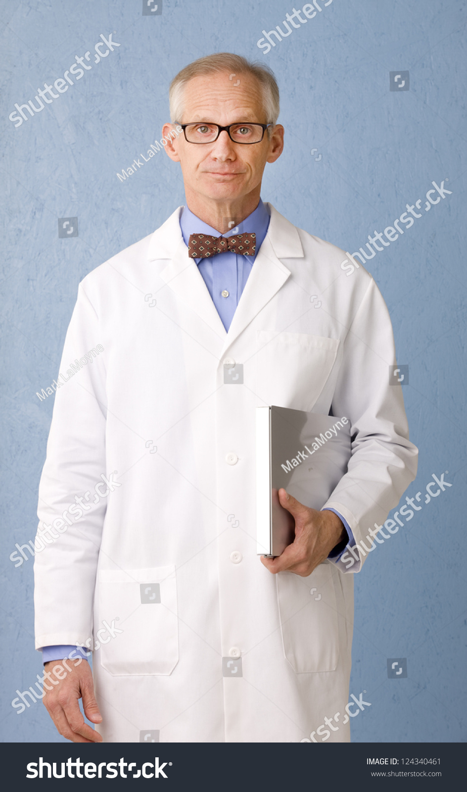 Health Care Professional Looking Camera Lab Stock Photo 124340461