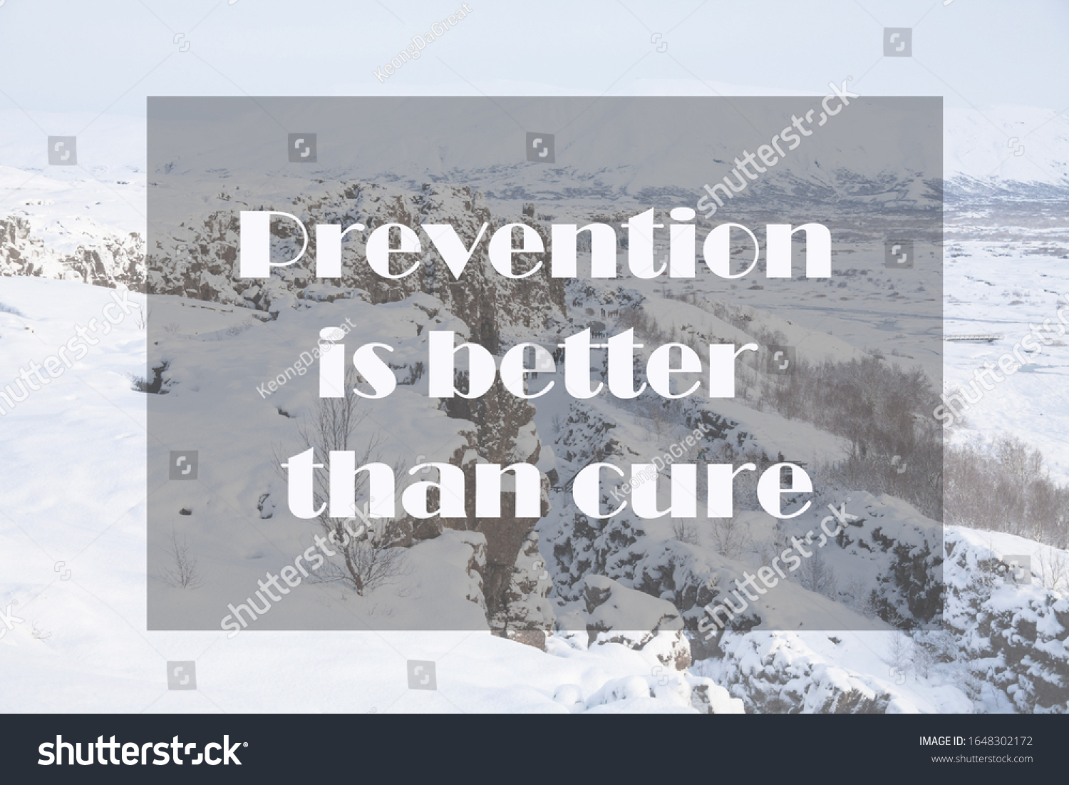 Health Quote Prevention Better Than Cure Stock Photo 1648302172 ...