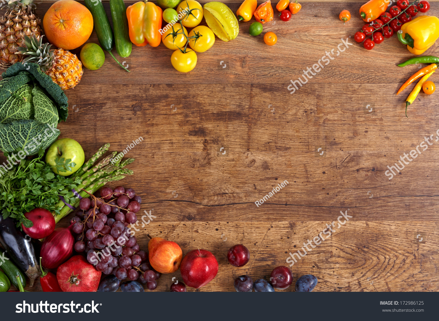 Healthy Eating Background Studio Photography Different Stock Photo ...