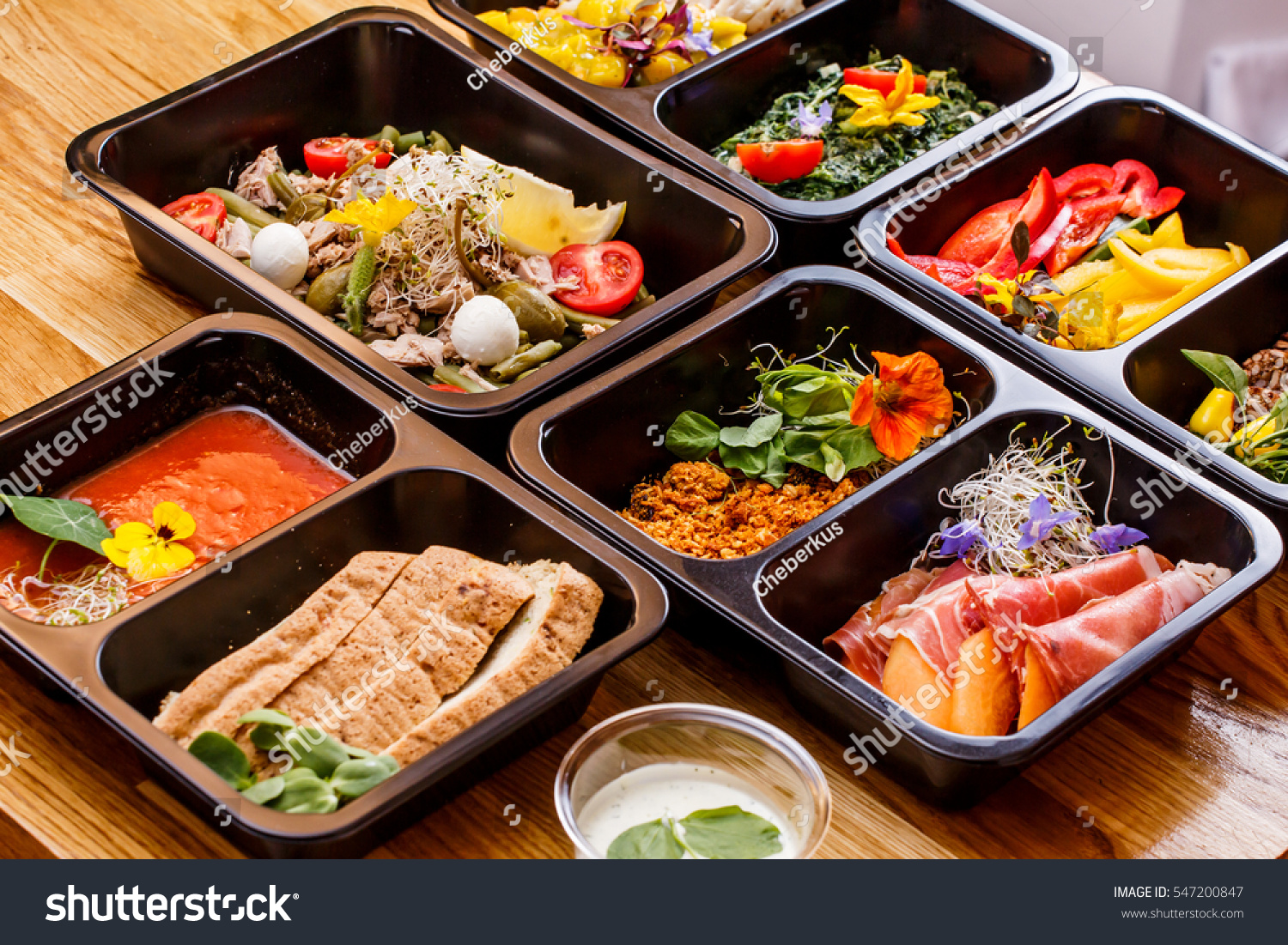 Healthy Food Diet Concept Restaurant Dish Stock Photo ...