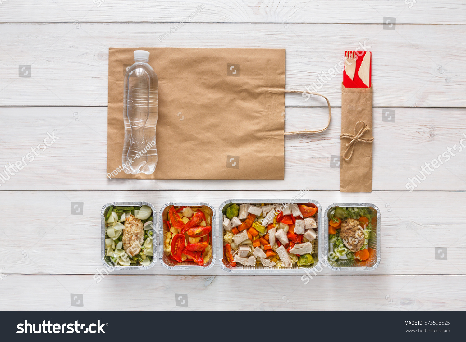 Healthy Food Background Take Away Natural Stock Photo (Edit Now) 573598525