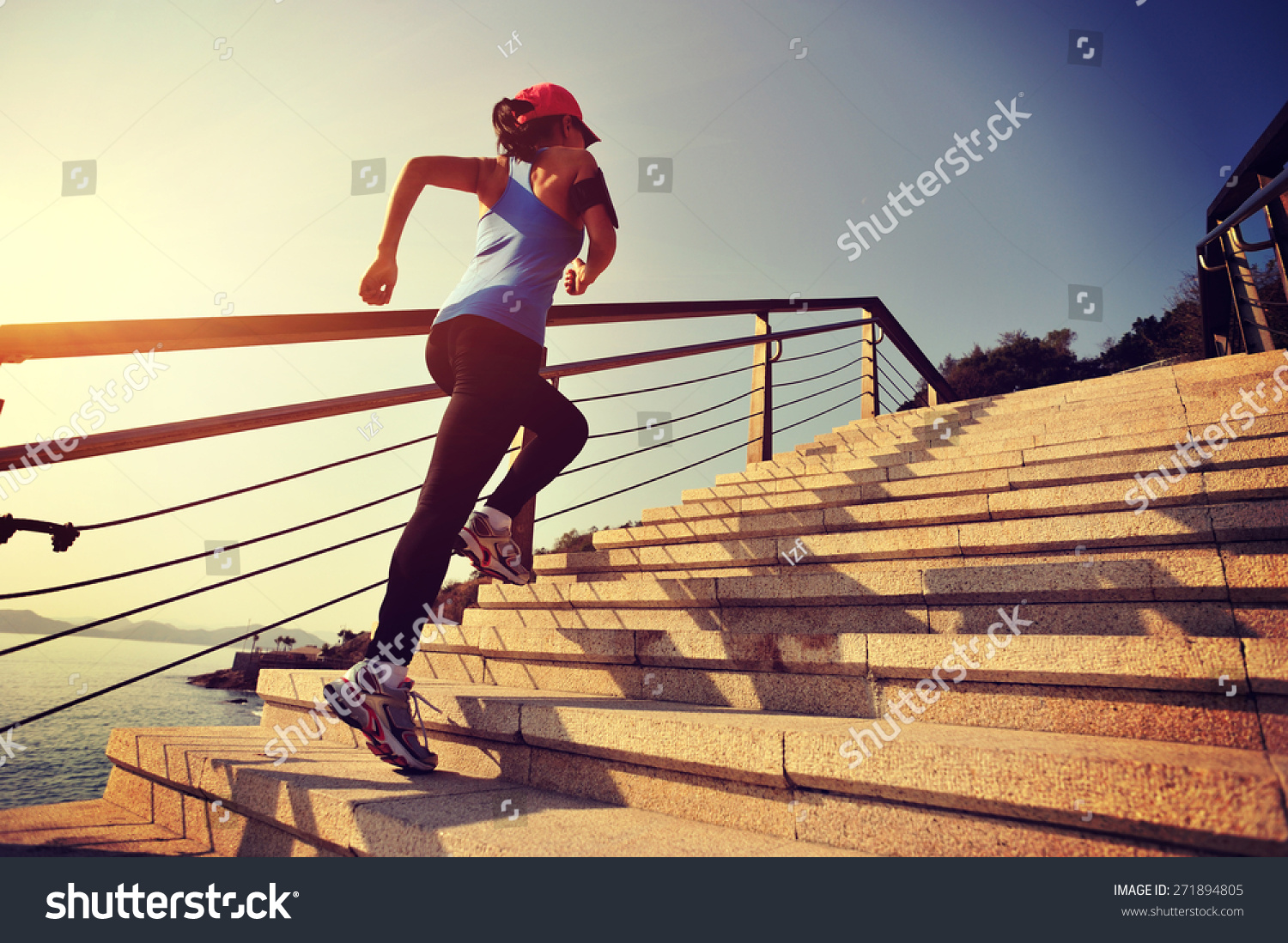 Healthy Lifestyle Sports Woman Running On Stock Photo Shutterstock