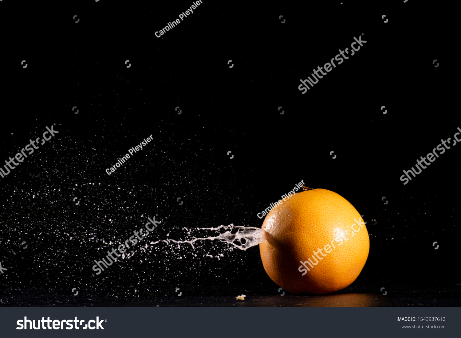 Healthy Orange Exploding Juicy Picture Stock Photo Shutterstock