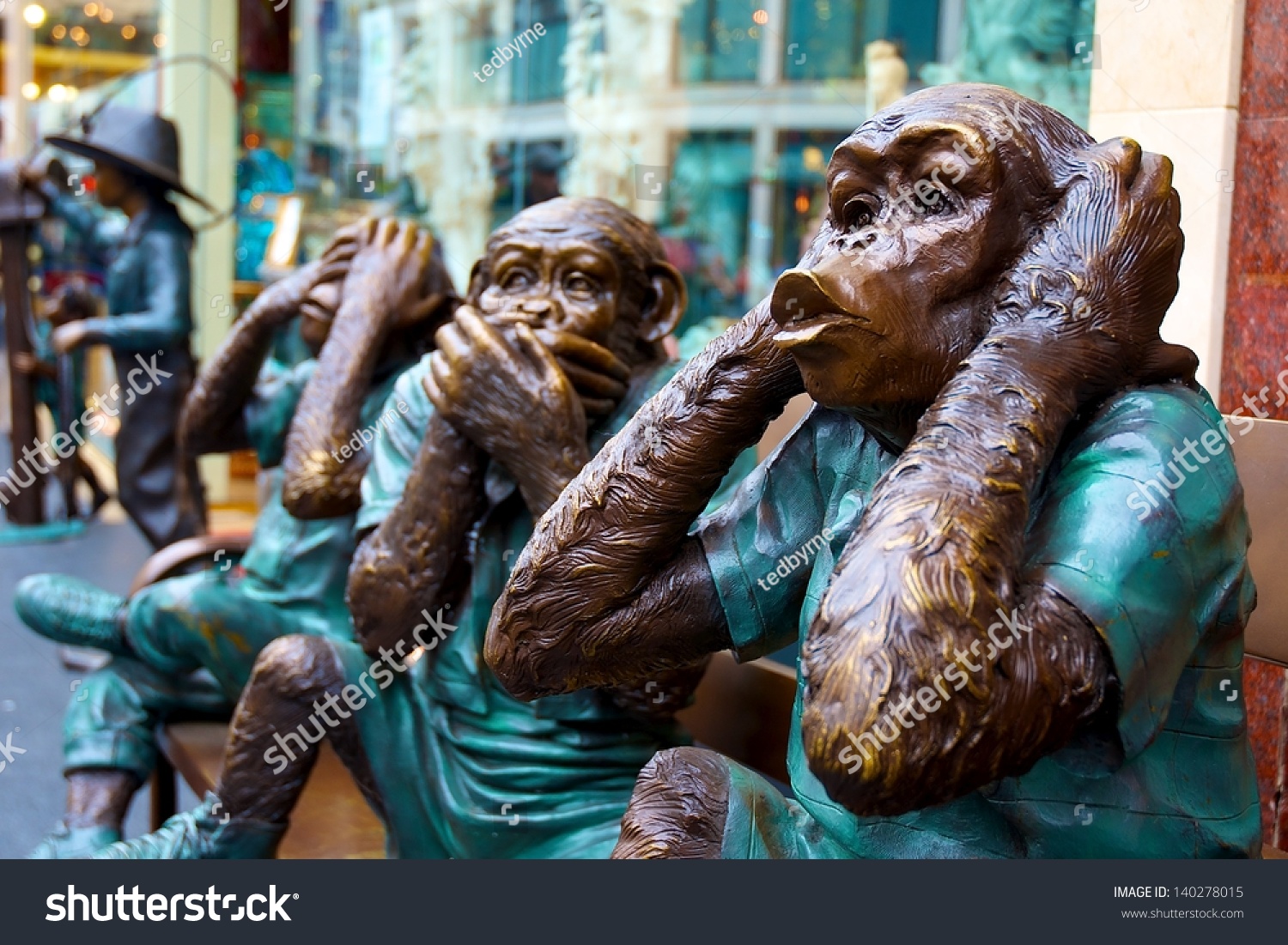 hear no evil see no evil speak no evil statues for sale