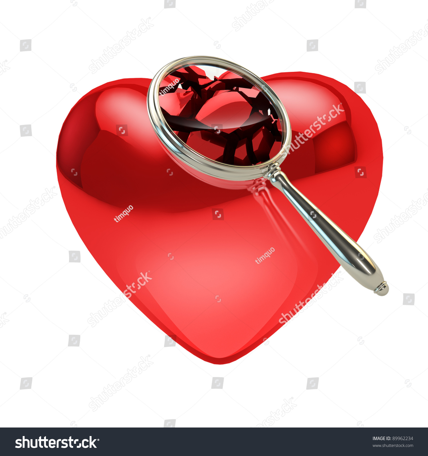 Heart Attack Love Heart Broken Into Stock Illustration 89962234 ...