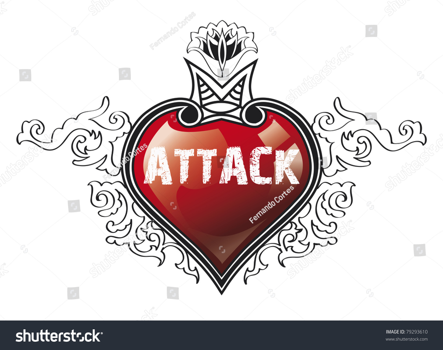 heart attack illustration over white background stock illustration heart attack illustration over white background stock illustration