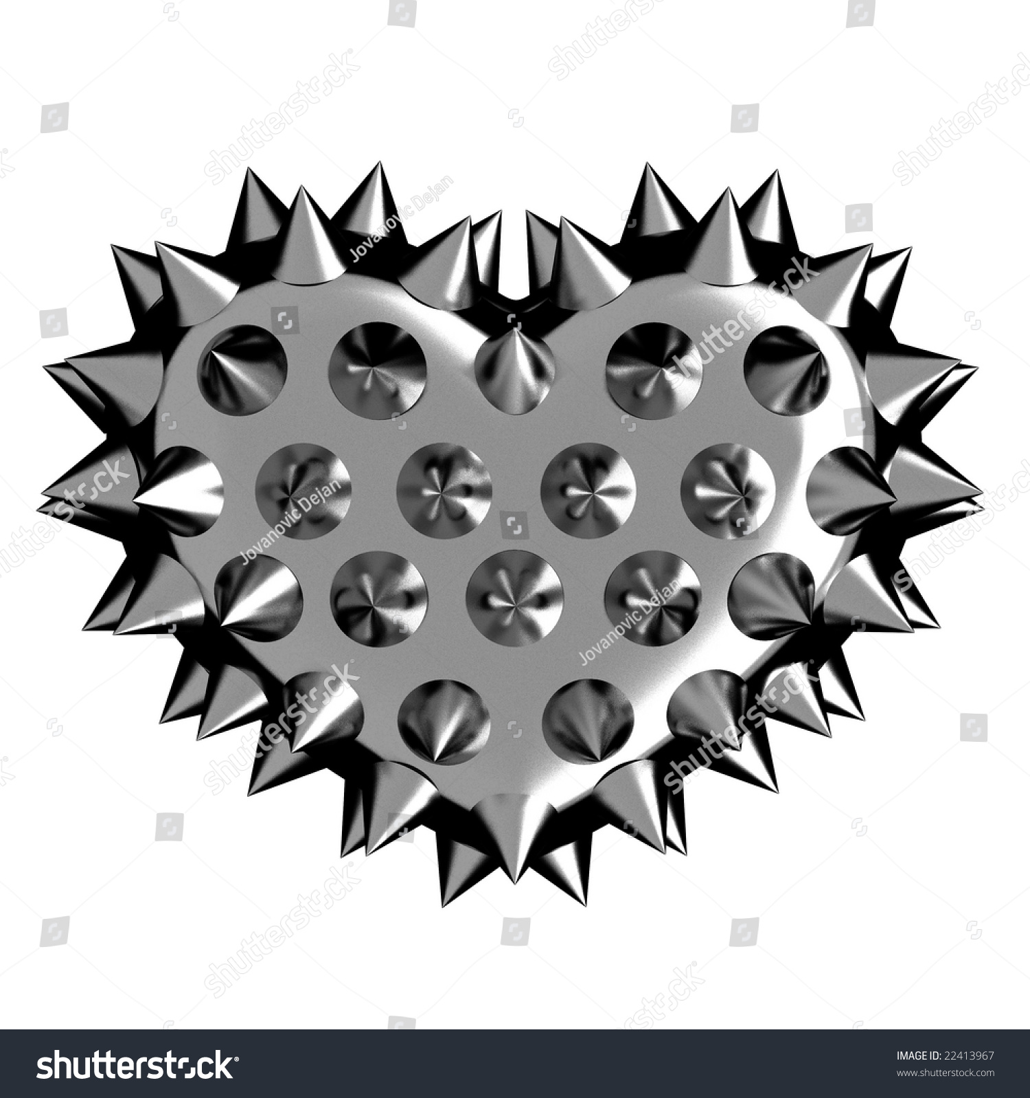 Heart Thorns Stock Illustration 22413967 - Shutterstock