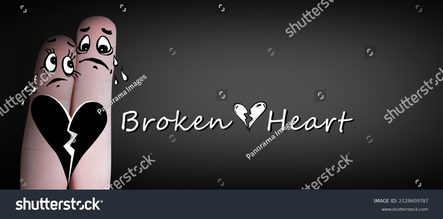 Heartbreak Concept Broken Heart Separation Divorce Stock Illustration 2128609787 Shutterstock 7301