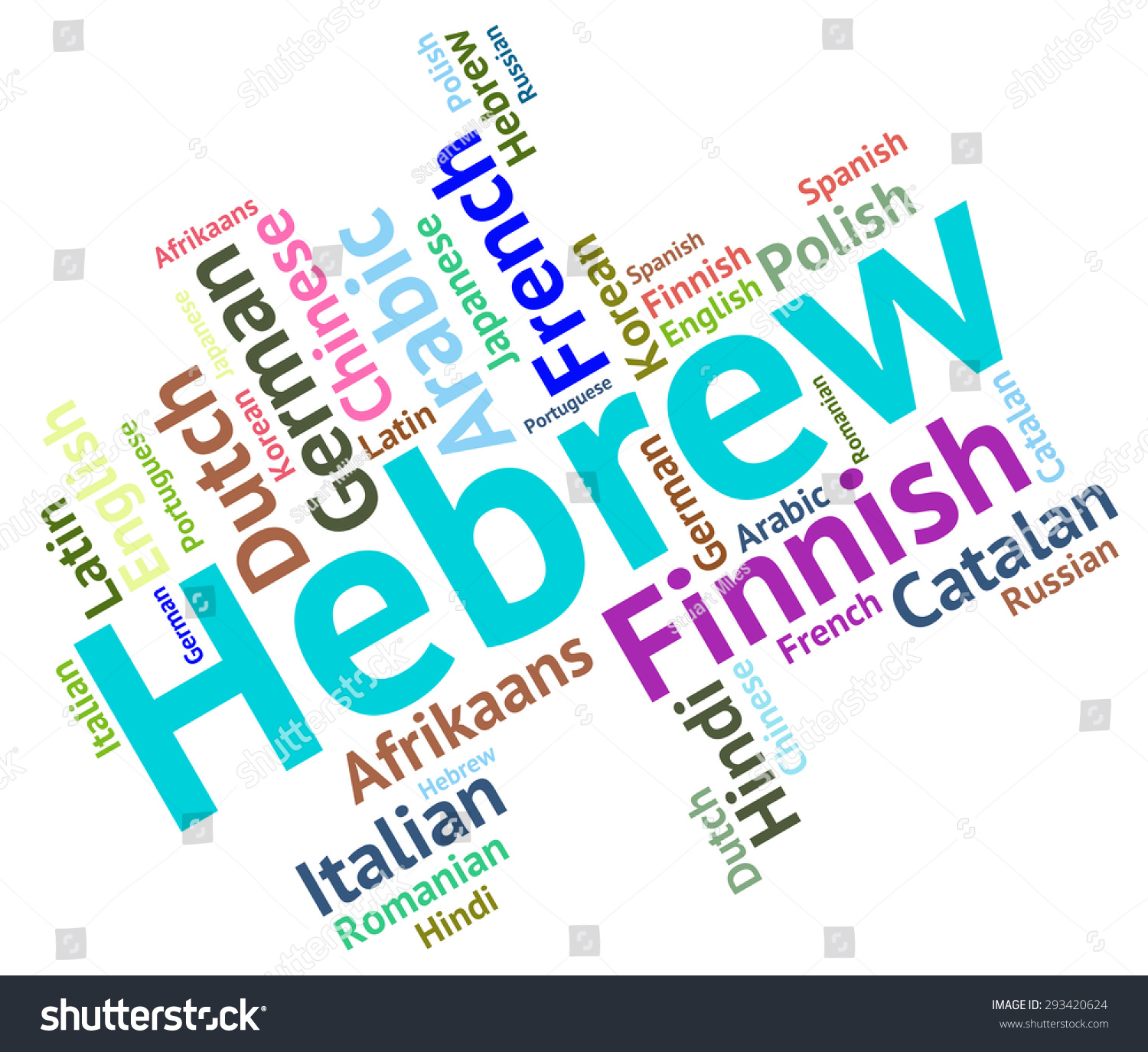 hebrew-language-showing-vocabulary-israel-lingo-stock-illustration