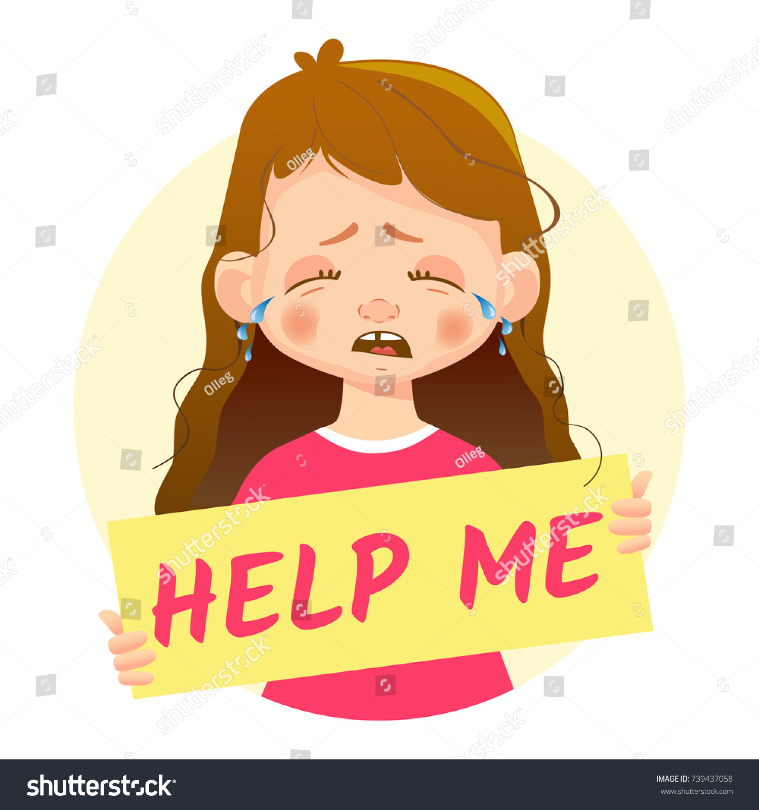 Help Me Message Stock Illustration 739437058 - Shutterstock