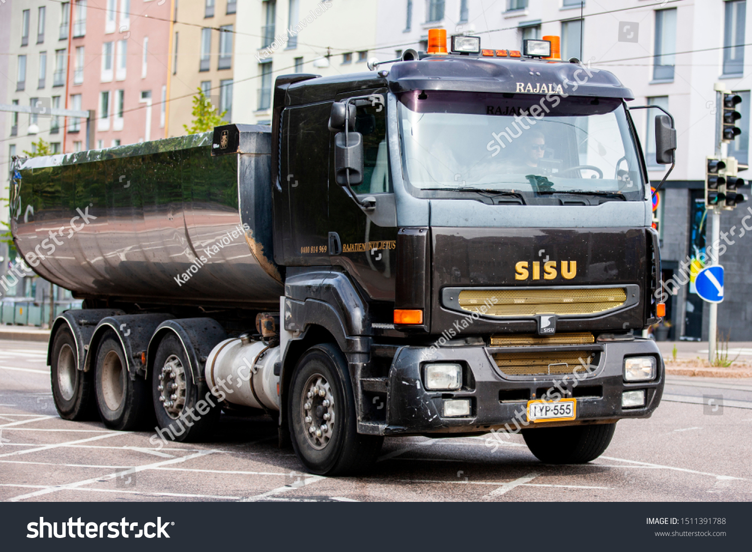 Helsinkifinland August 24 2019 Sisu Truck Stock Photo Edit Now 1511391788