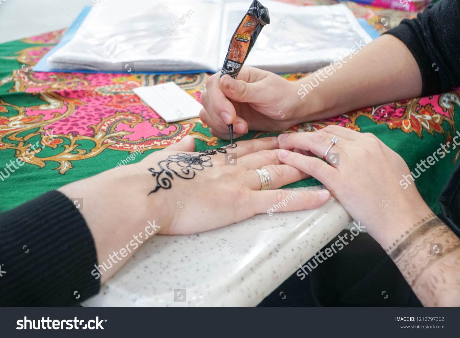 Henna Tattoo Art Stock Photo Edit Now