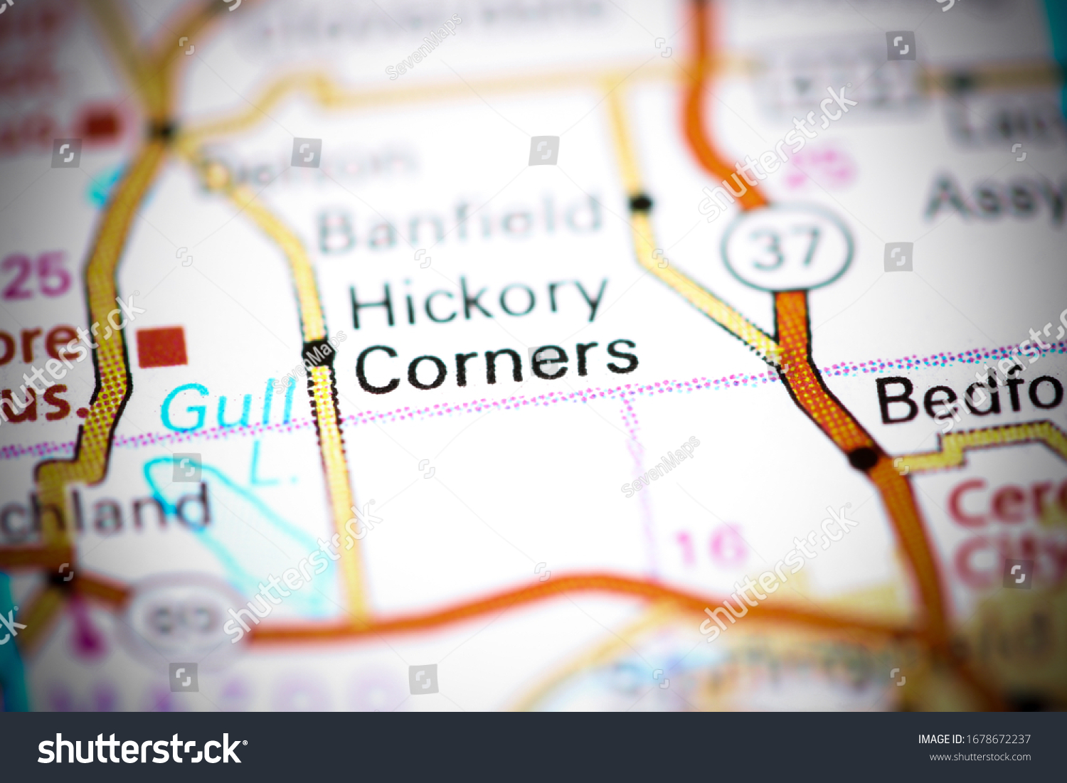 Hickory Corners Michigan Map Hickory Corners Images, Stock Photos & Vectors | Shutterstock