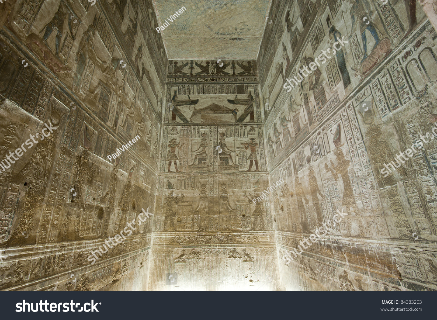 Ancient Egyptian Interior Architecture hieroglyphic carvings paintings on interior walls stock photo Ancient Egyptian Interior Architecture hieroglyphic carvings paintings on interior walls stock photo