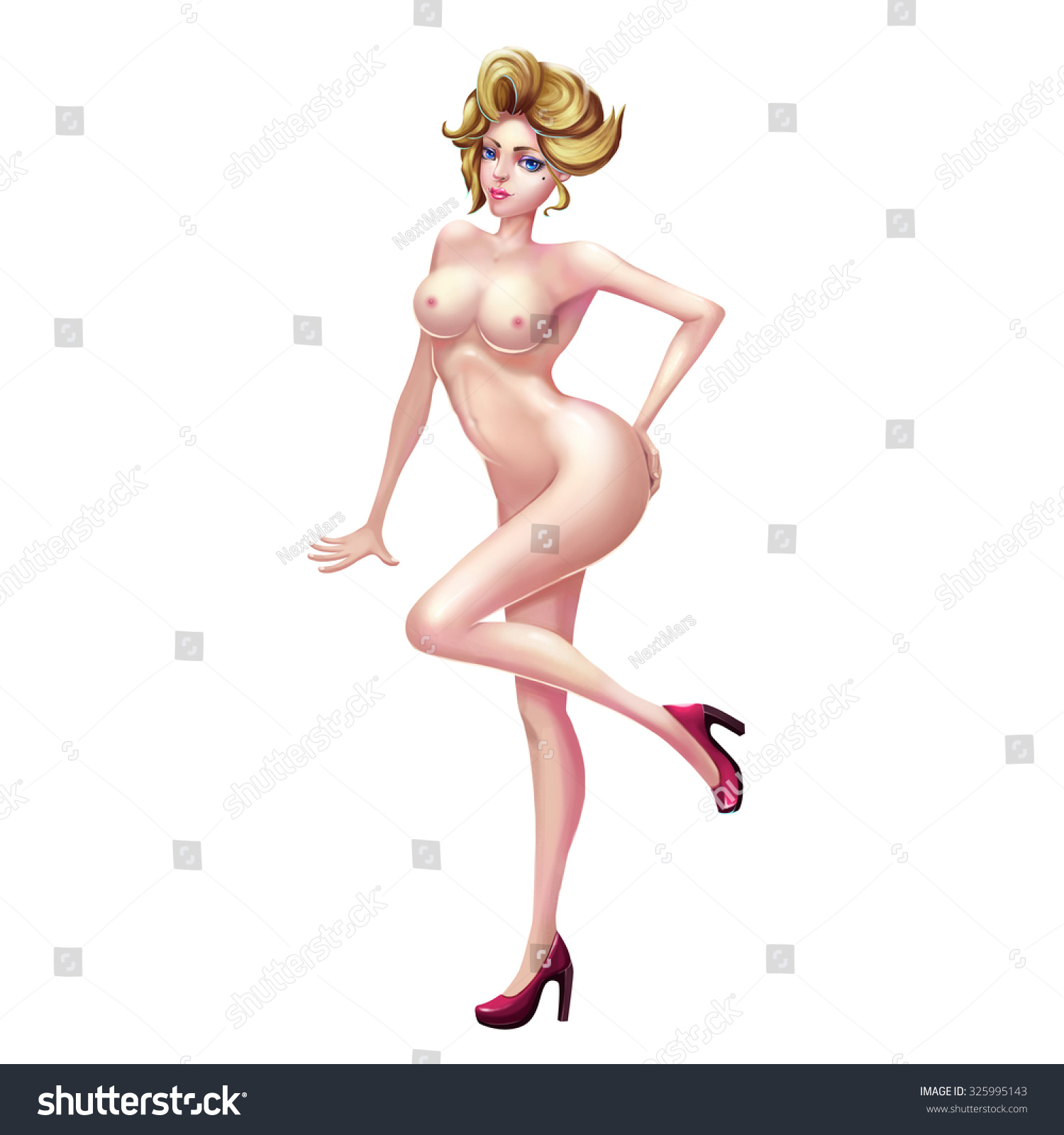 High definition sexy women naked High Definition Illustration Sexy Naked Business Stock Illustration 325995143