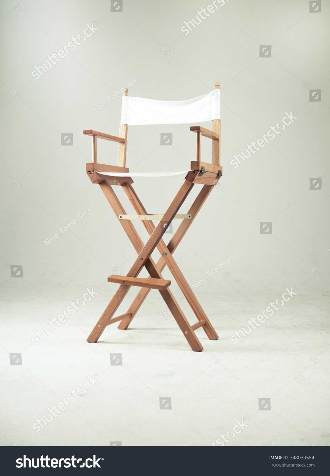 High Director Chair Bar Stool On Stock Photo Edit Now 348039554