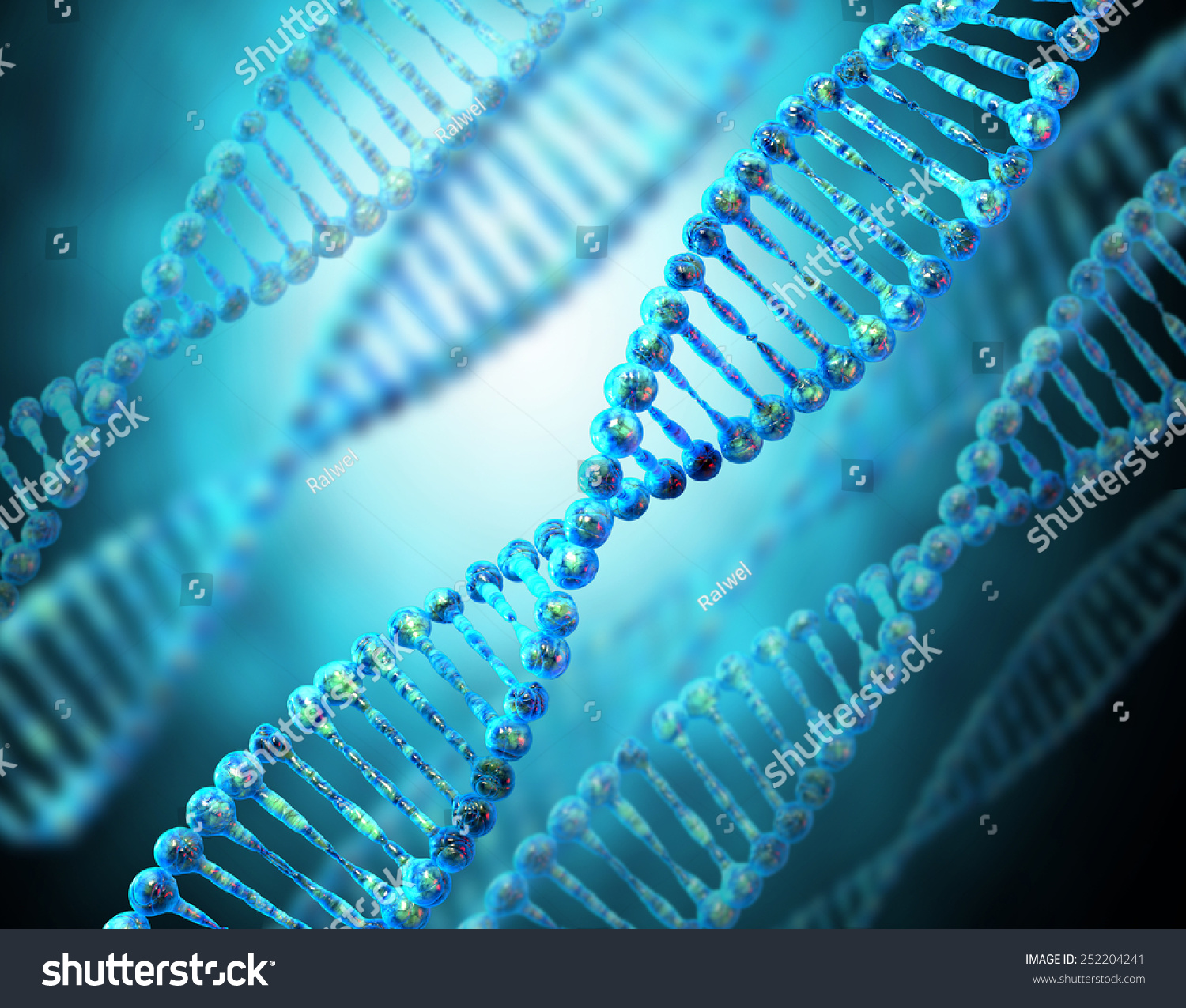 High Resolution 3d Render Human Dna Stock Illustration 252204241 ...