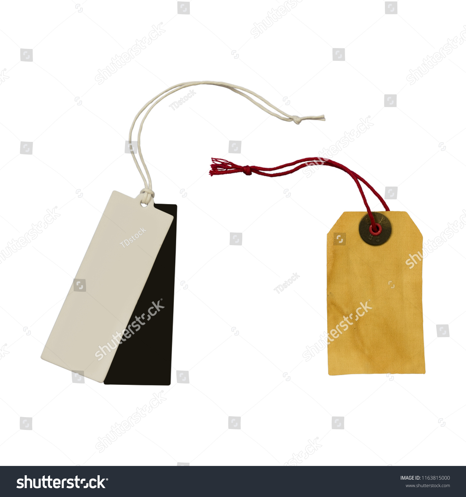 High Resolution Fashion Labels Isolated On Stock Photo Edit Now