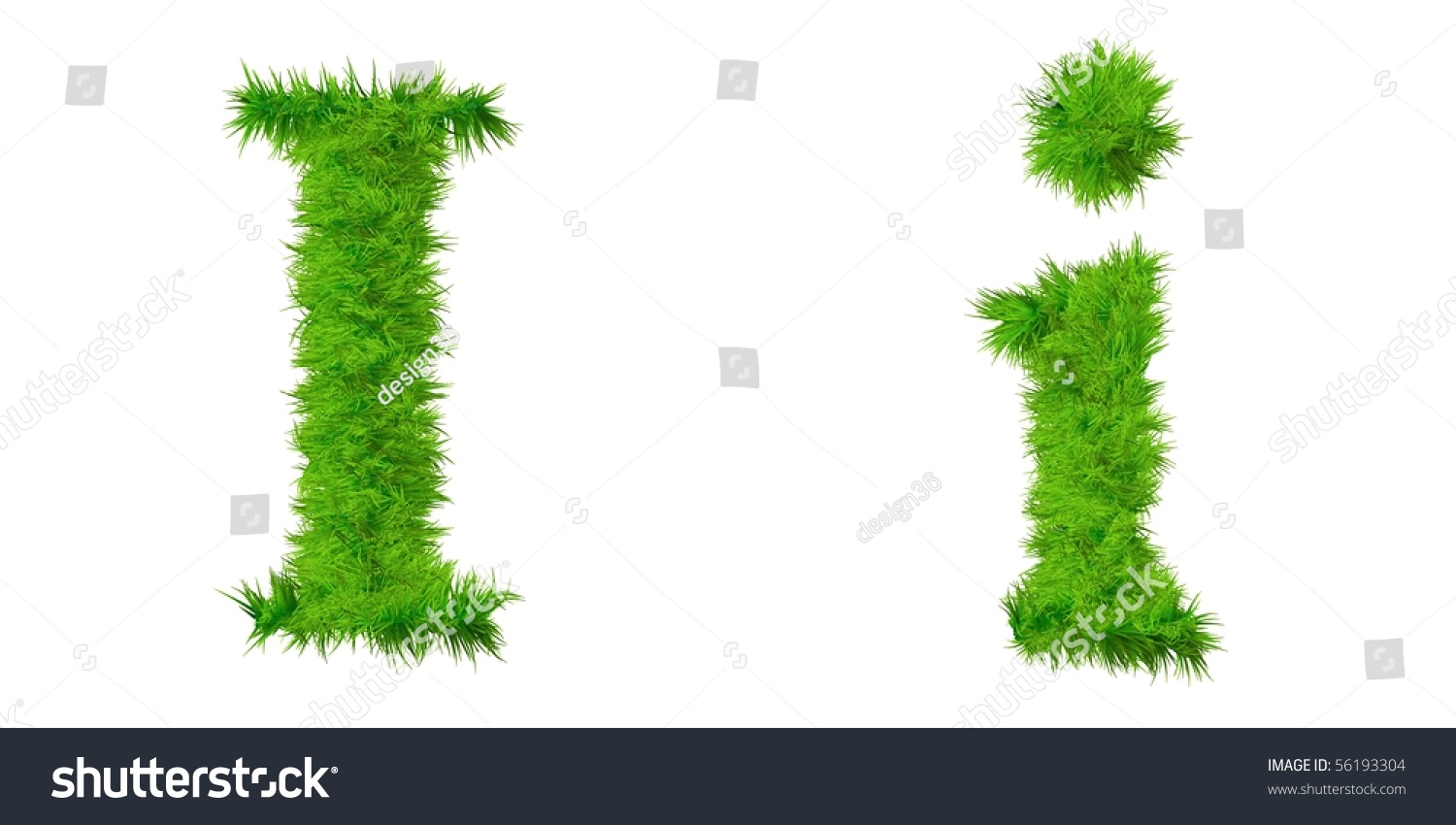 High Resolution Grass Font Isolated On White Background Stock Photo ...