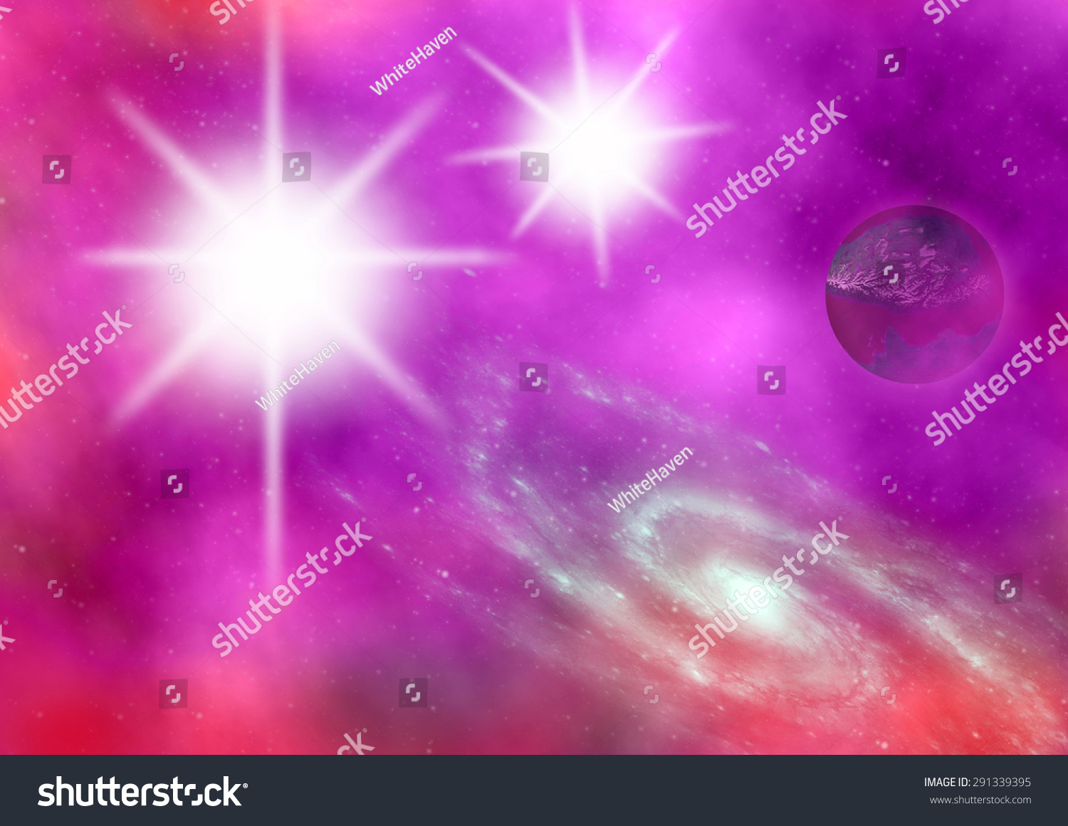 High Resolution Space Background Composed Two Stock Illustration 291339395 Shutterstock 3754