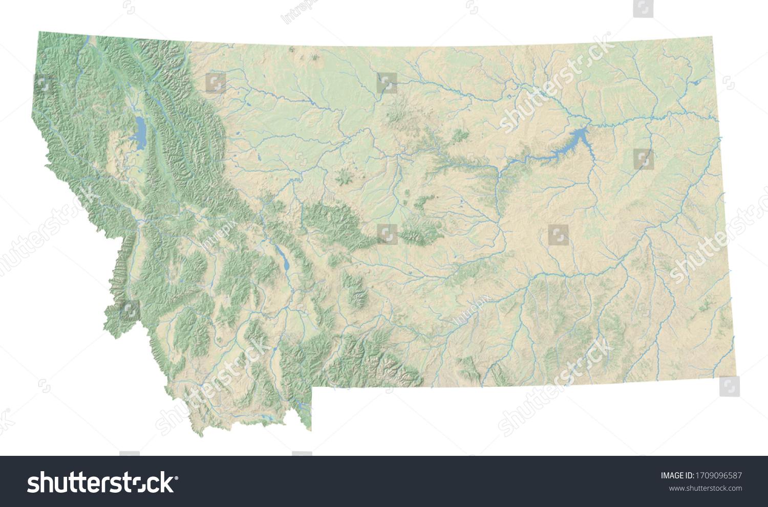 High Definition Topographic Maps High Resolution Topographic Map Montana Land Stock Illustration 1709096587  | Shutterstock