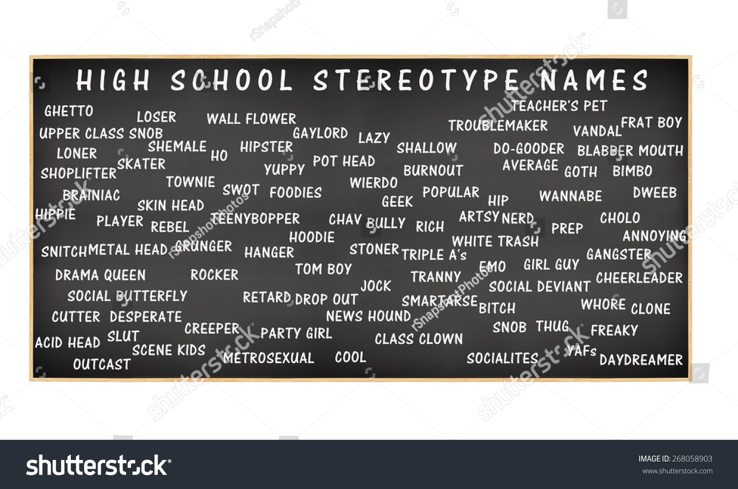 School stereotypes high What High