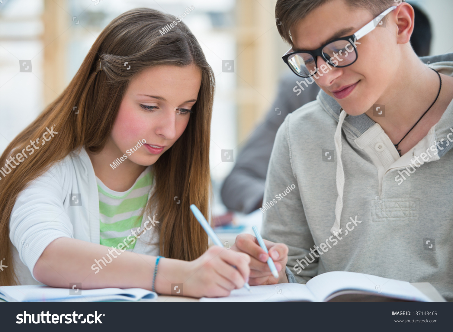 High school students homework