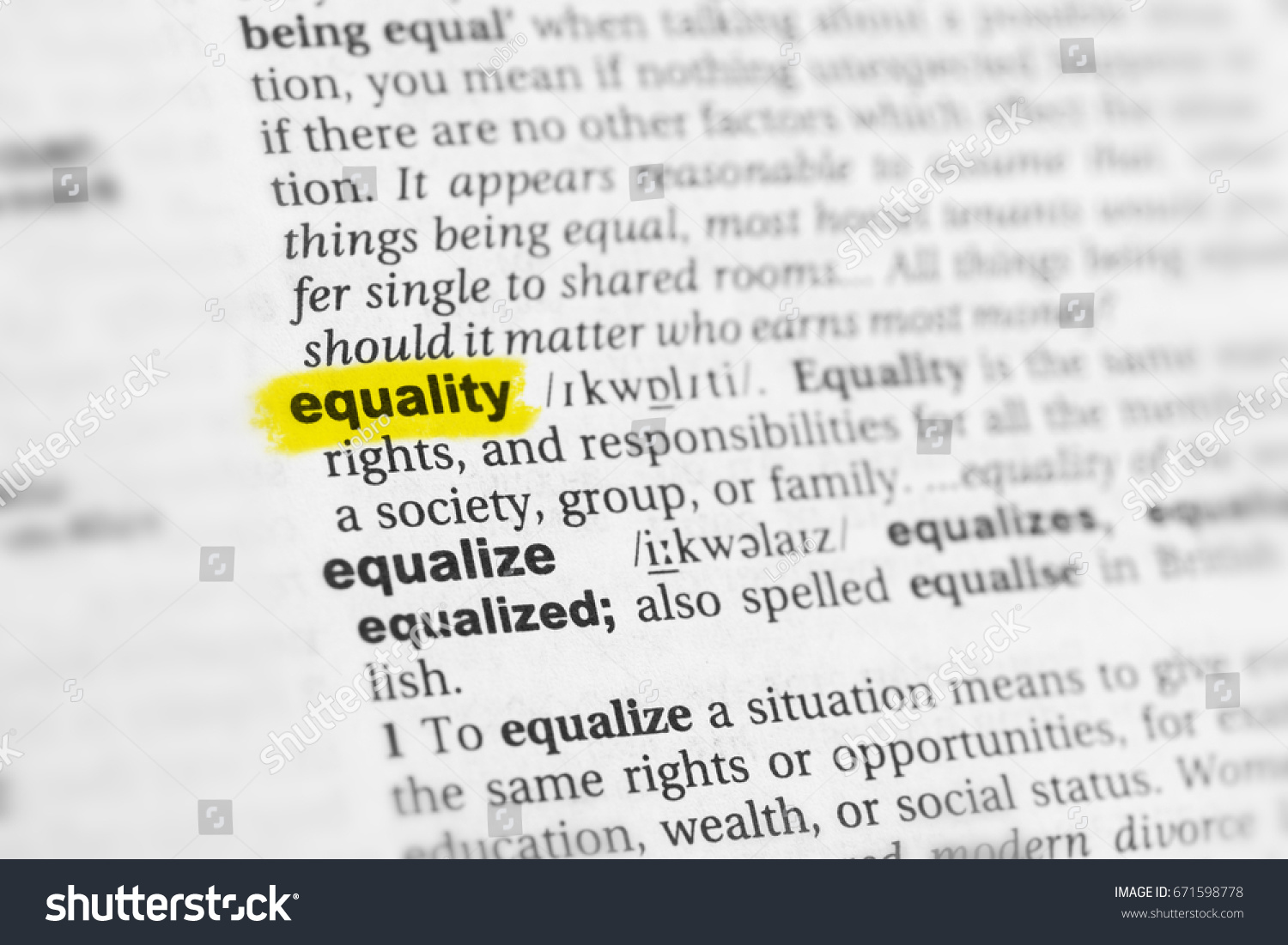 highlighted-english-word-equality-definition-dictionary-stock-photo