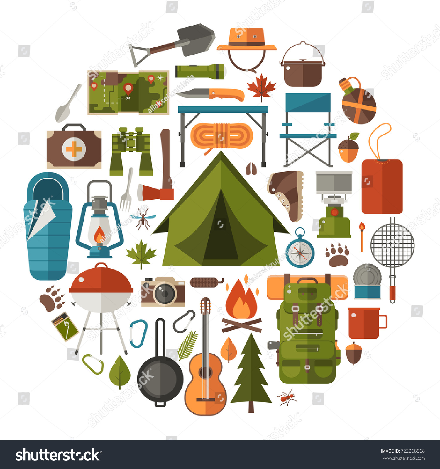 hiking camping gear