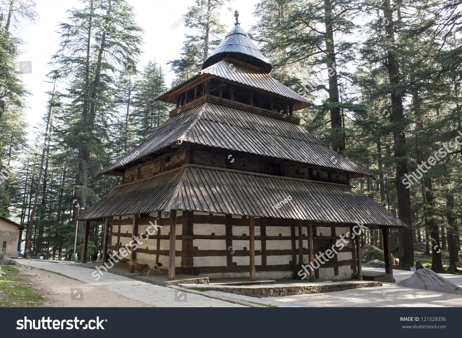 Himalayan Hindu Temple Stock Photo 121528336 : Shutterstock