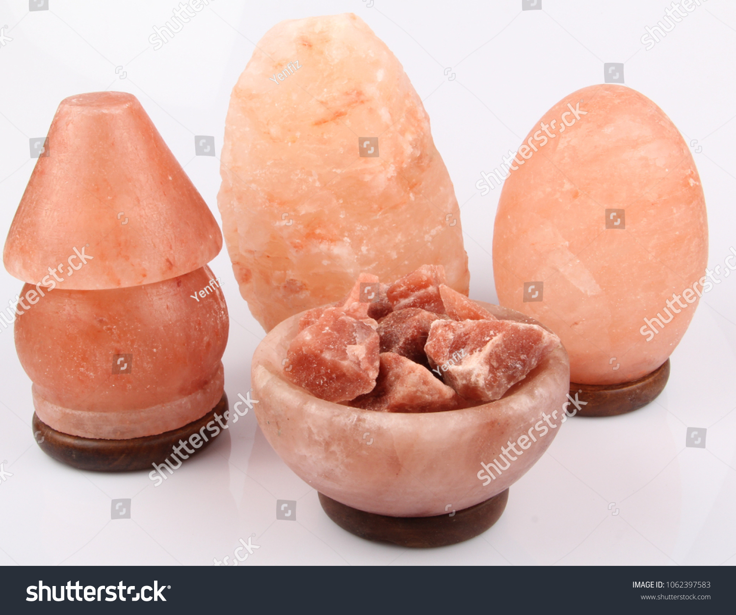 Himalayan Salt Lamp Natural Stone Light Stock Photo Edit Now 1062397583