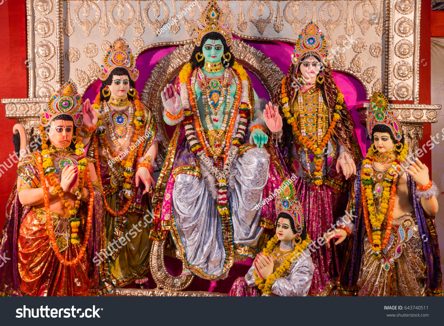 Shri Ram Darbar Images Stock Photos Vectors Shutterstock