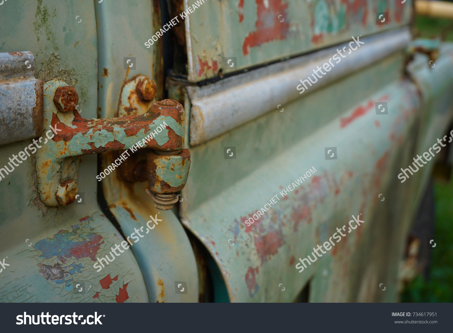 Hinged Door Older Cars Stock Photo 734617951 | Shutterstock