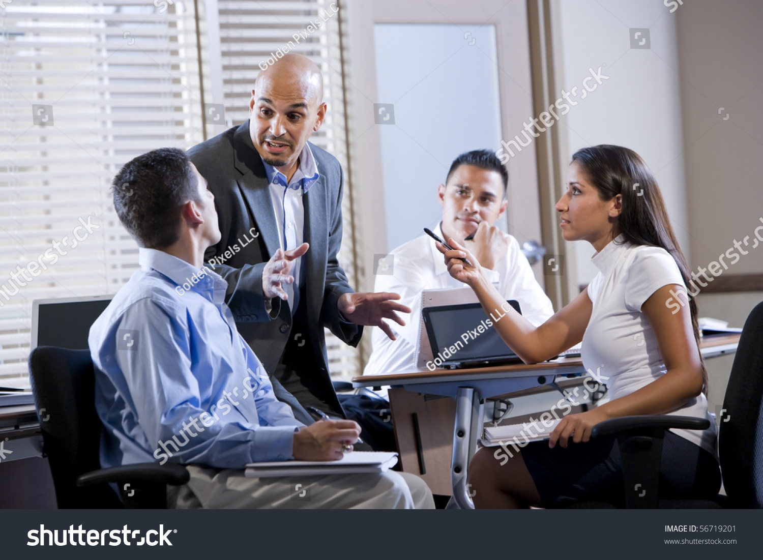 Image result for IMAGE OF A WORKER MEETING NEW WORKER IN THE OFFICE