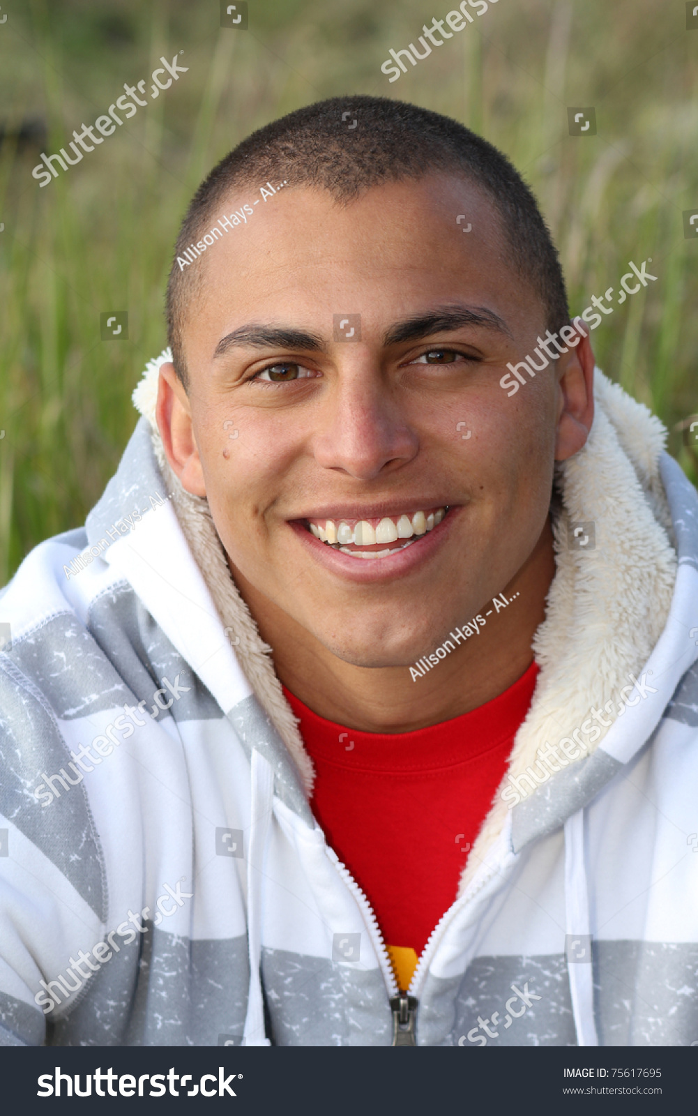 Hispanic Man Outdoor Portrait Stock Photo 75617695 : Shutterstock