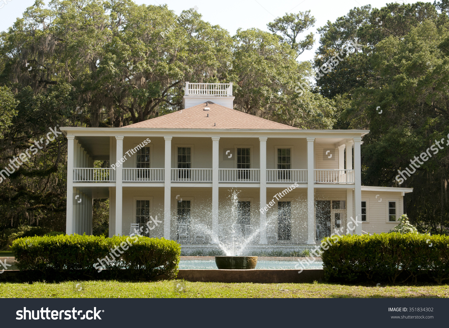 Historic American House Gardens Florida Usa Stock Photo Edit Now
