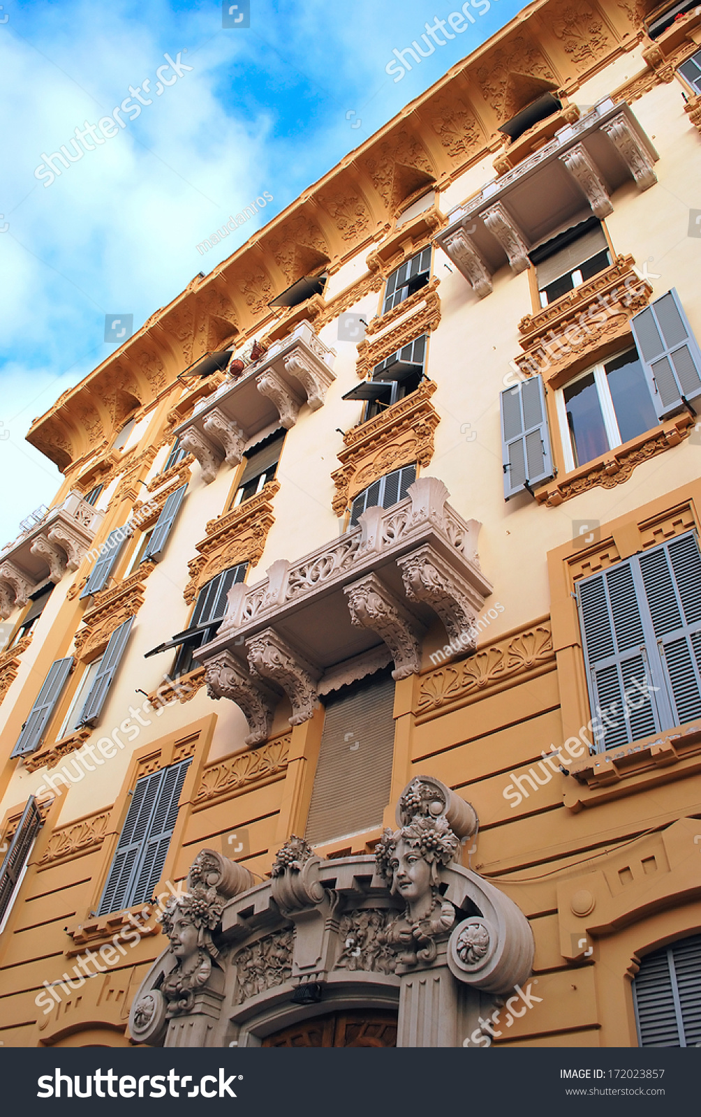 Historic Buildings Genoa Italy Stock Photo Edit Now 172023857