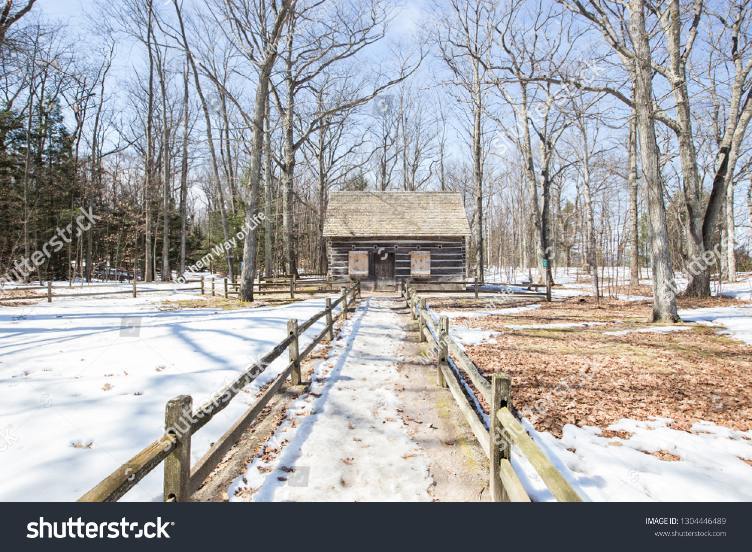 Historic Cabin Near Traverse City Michigan Stock Photo Edit Now