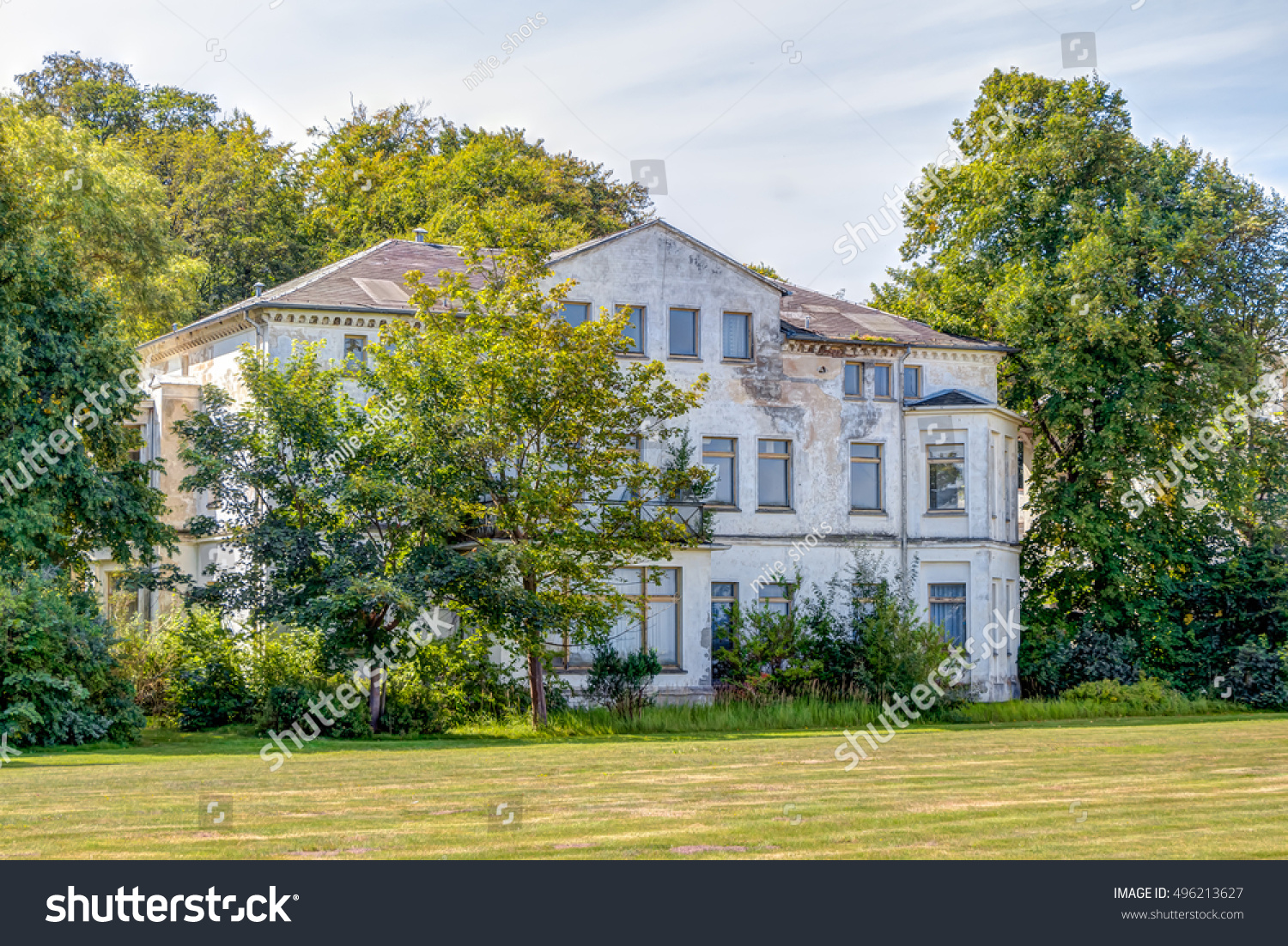 Historic Ruin House Classicist Architecture Style Stock Photo Edit Now