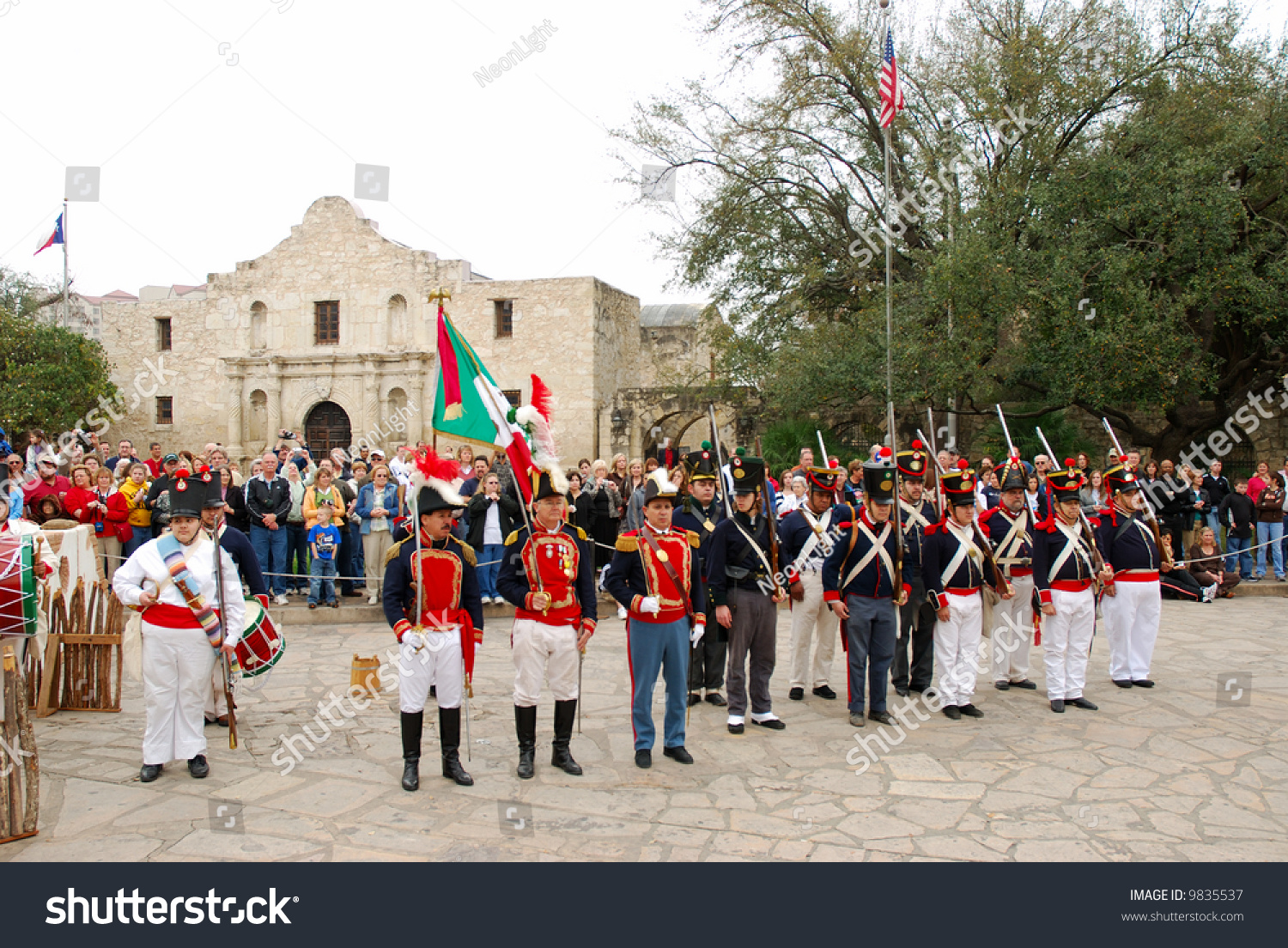 Historical Reenactment Of The Battle Of The Alamo. [Feb. 23, 1836 To ...