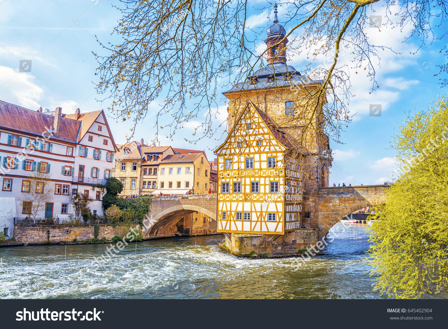 Historical Town Hall On Bamberg Obere Stock Photo Edit Now