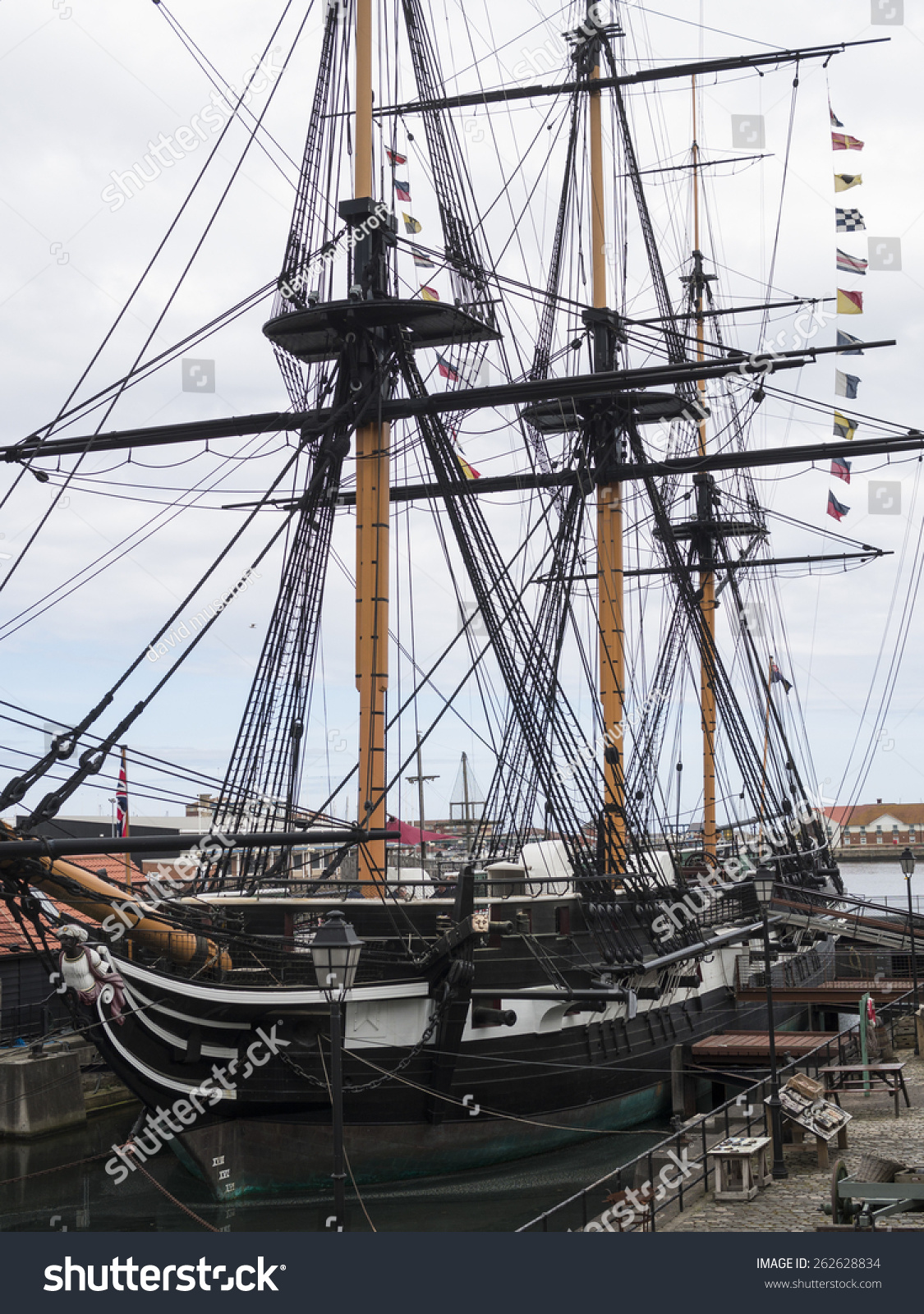 Hms Trincomalee Mid19th Century Royal Navy Stock Photo (Edit Now) 262628834