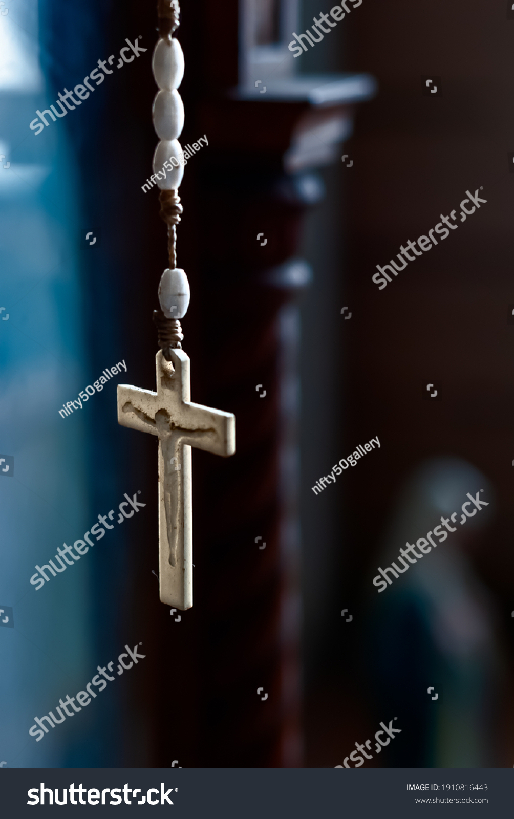 Holy Rosary Prayers Catholic Faithful Devotees Stock Photo 1910816443