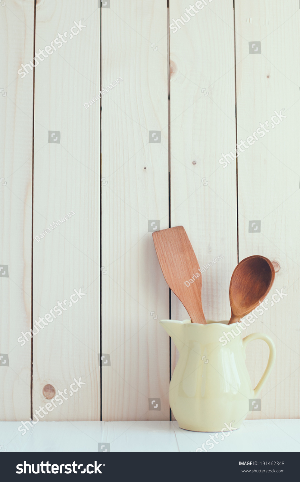 Home Kitchen Decor Vintage Cutlery Kitchen Objects Stock Image 191462348