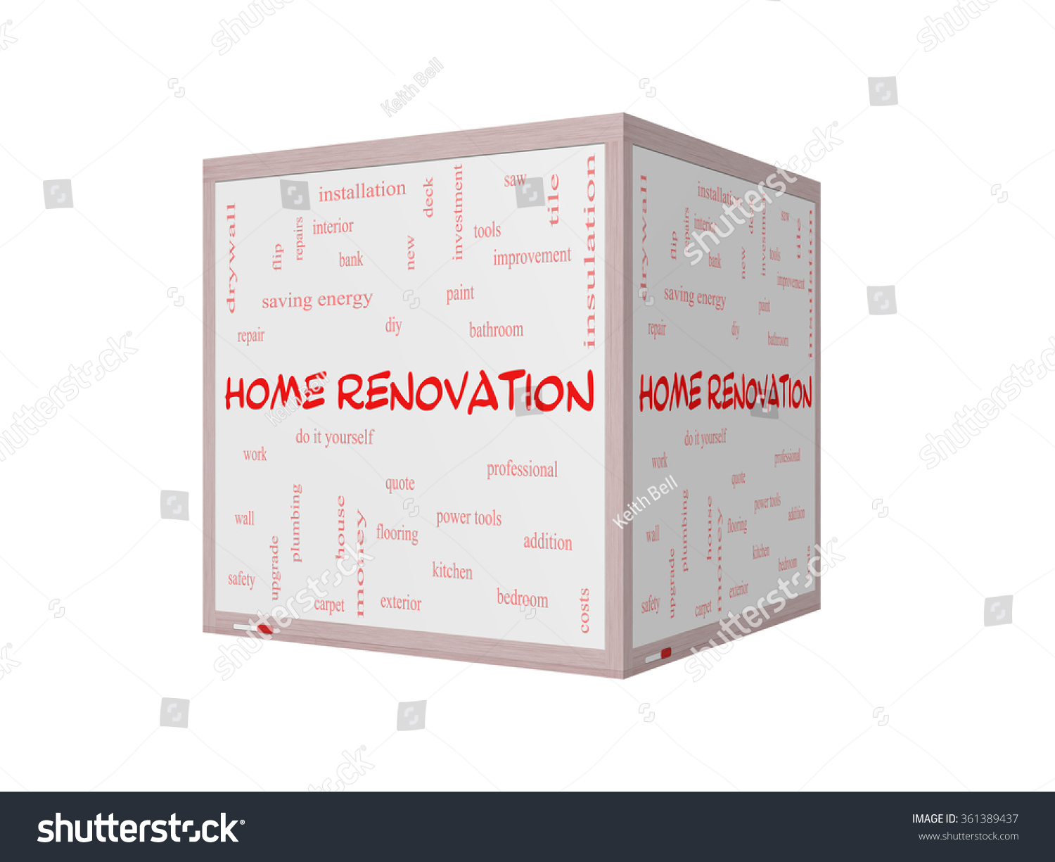 home-renovation-word-cloud-concept-on-stock-illustration-361389437