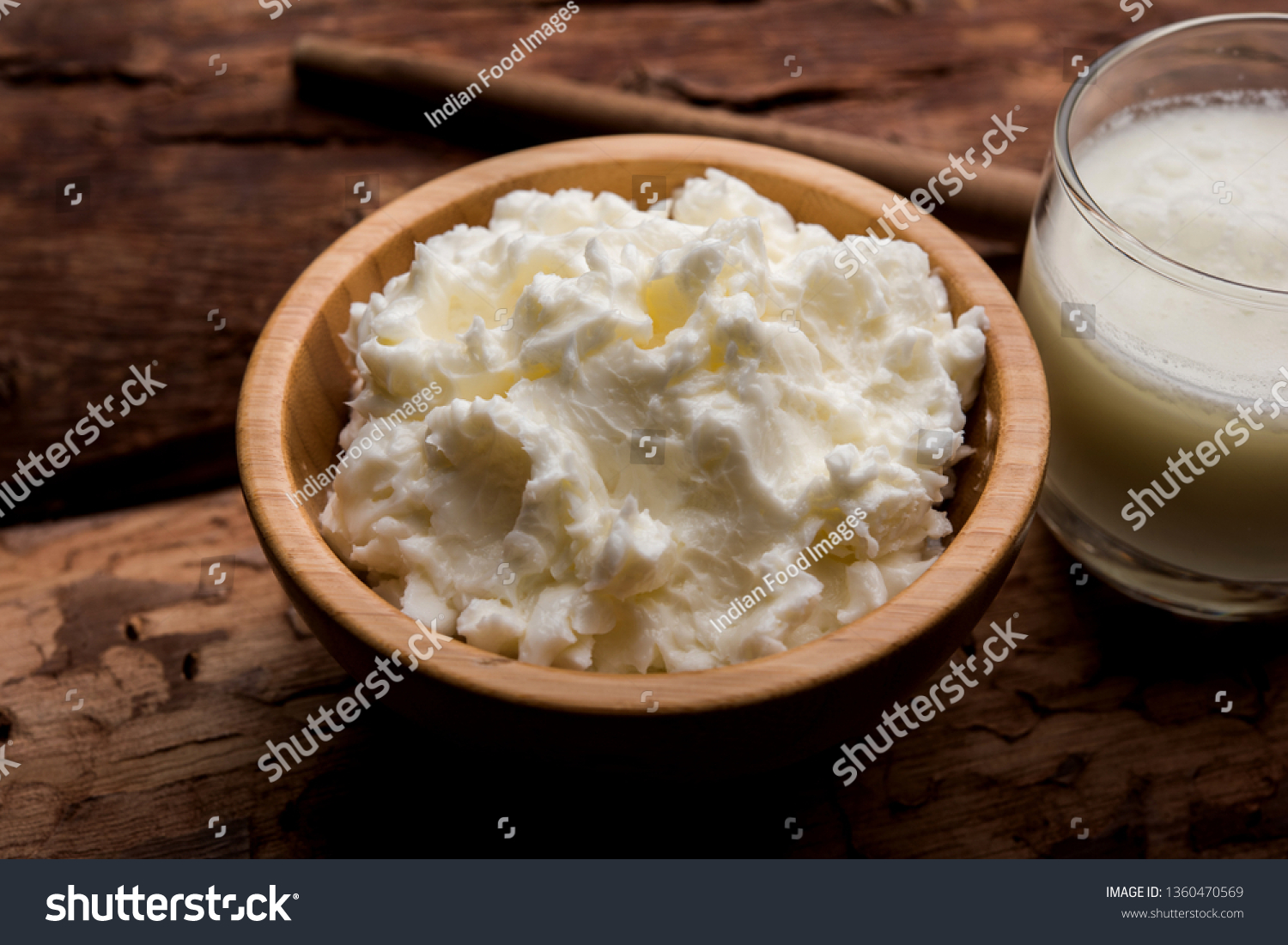 Homemade White Butter Makhanmakkhan Hindi Served Stock Photo Edit